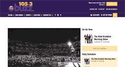 Desktop Screenshot of 1053thebuzz.com