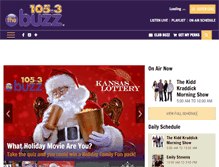 Tablet Screenshot of 1053thebuzz.com